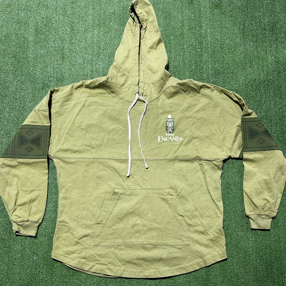 Disney Spirit Jersey Large Green Bruno Encanto Glow In The Dark Hoodie Unisex